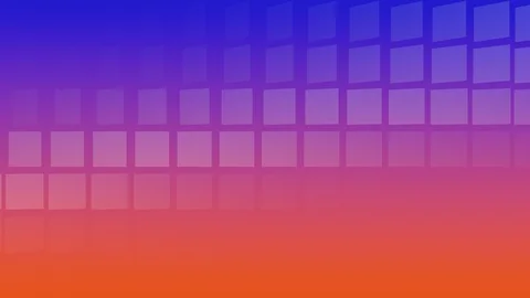 Blue-Orange Background with rotating Tiles Stock Footage 93879615