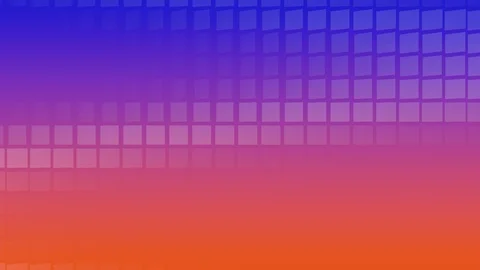 Blue-Orange Background with rotating Tiles Stock Footage 93879620