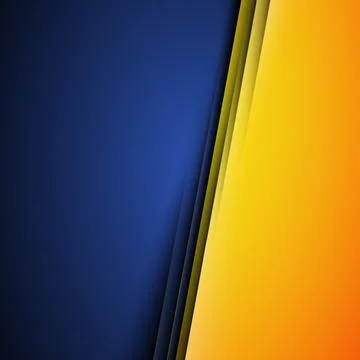 Blue - orange background with separation, web template - Vector Stock Illustration