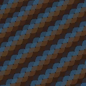 Blue orange circular wave pattern background for wallpapers Illustrazione stock