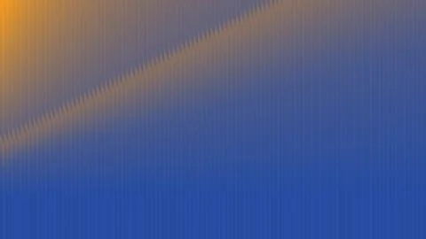 Blue to orange gradient with diagonal shadow effect Stock Illustration