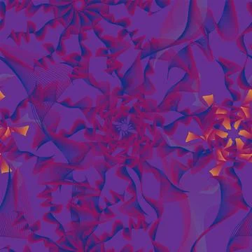 Blue orange pattern without background Stock Illustration