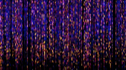 Blue orange sparkling matrix looping background El1035 L Stock Footage 574952