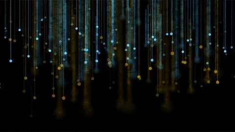 Blue orange tech connection lines abstract futuristic background 스톡 일러스트