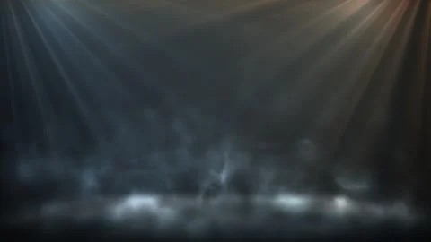 Blue Orange Volumetric Lights Background Stock Footage 335619747