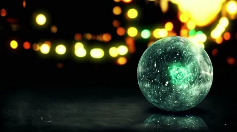 Blue Orb 3D Bokeh City Background Loop Animation - 4K Resolution Ultra HD (UHD) Stock Footage 40545504