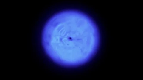 Blue Orb animated background Stock Footage Stock Footage 73539738