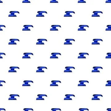 Blue orbital sander power tool repeating pattern Stock Illustration