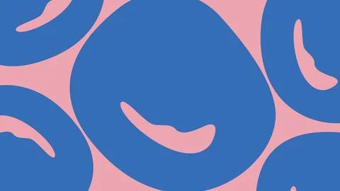 Blue organic blob background Stock Illustration