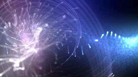 Blue organic form Video stock 33847404