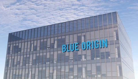 Blue Origin Stock Illustration