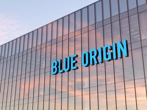 Blue Origin 스톡 일러스트