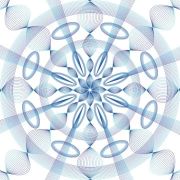 Blue Ornament Stock Illustration