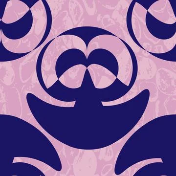 Blue ornament Stock Illustration