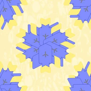 Blue ornament Stock Illustration