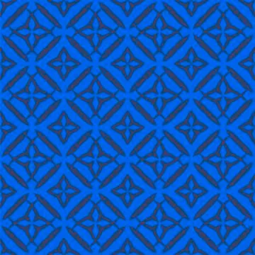 Blue Ornamental Seamless Line Pattern Illustrazione stock