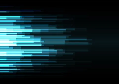 Blue overlap pixel speed abstract background Stock Illustration