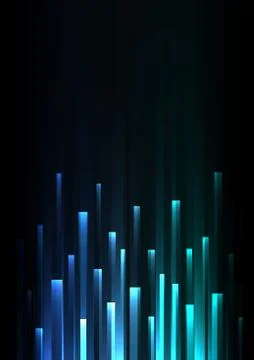 Blue overlap pixel speed abstract background Stock Illustration