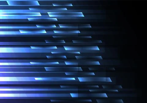 Blue overlap pixel speed abstract background Stock Illustration