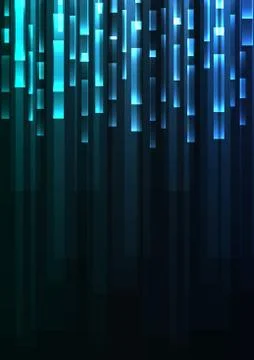 Blue overlap pixel speed abstract background Stock Illustration