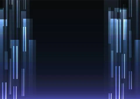 Blue overlap pixel speed abstract background Stock Illustration