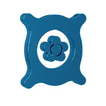 Blue Pack full of seeds of a specific plant icon isolated on transparent ba.. Stock Illustration