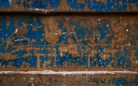 Blue paint and Rush Texture Foto stock