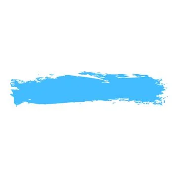 Blue Paint Brush Stroke Stock-Illustration