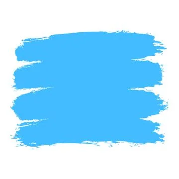 Blue Paint Brushstroke Illustrazione stock