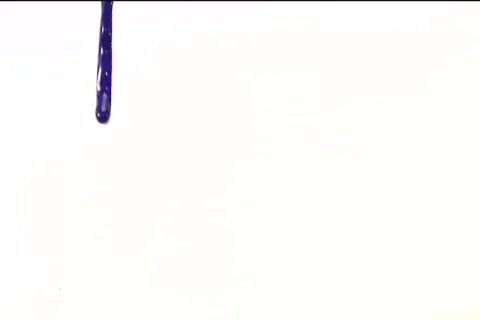 Blue Paint Drip Stock-Footage 527018