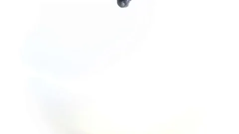 Blue Paint Drops in Water Video stock 69807928