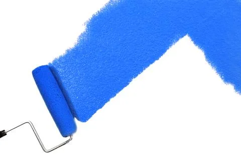 Blue paint Stock Photos