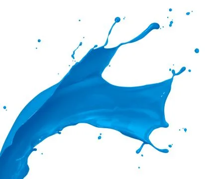 Blue paint splash Stock Photos