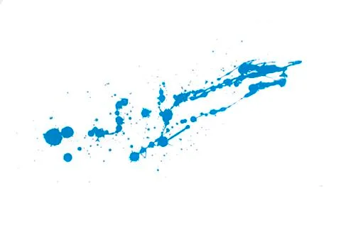 Blue paint splash texture Stock Photos