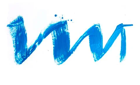 Blue paint splash texture Stock Photos