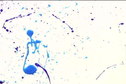 Blue Paint Splatter 3 Vidéo 527413