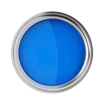 Blue paint top view Ilustração Stock