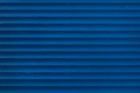 Blue painted metal blinds background Stock Photos