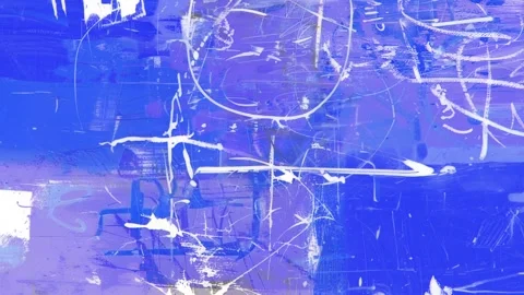 Blue Painted Scratch Texture Background Seamless Loop Vídeo Stock 328356428