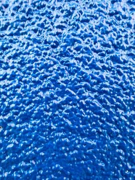 Blue Painted Stucco Wall Texture With Rough Pattern Stock Photos