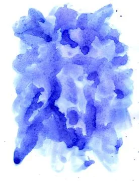 Blue Painted Texture Stock Illustration