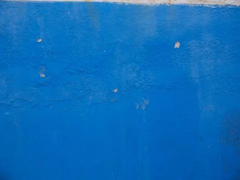 Blue painted wall texture background. Stock Photos