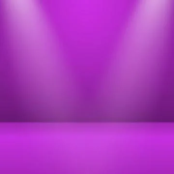 Blue panoramic studio background with white glow Stock Illustration