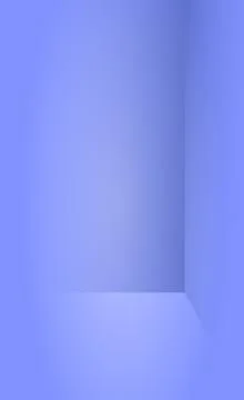 Blue panoramic studio background with white glow Illustrazione stock