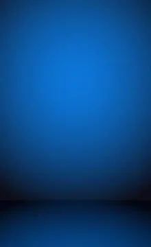 Blue panoramic studio background with white glow Stock Illustration