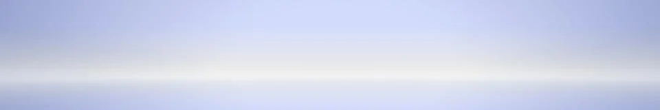 Blue panoramic studio background with white glow Illustrazione stock