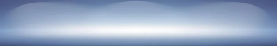 Blue panoramic studio background with white glow Stock Illustration
