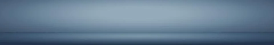Blue panoramic studio background with white glow Stock Illustration