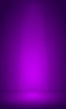 Blue panoramic studio background with white glow Illustrazione stock