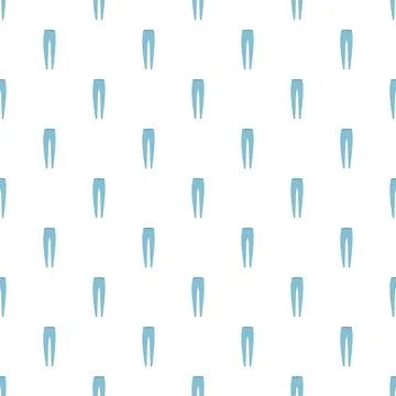Blue pants vector seamless pattern fabric design Stock Illustration